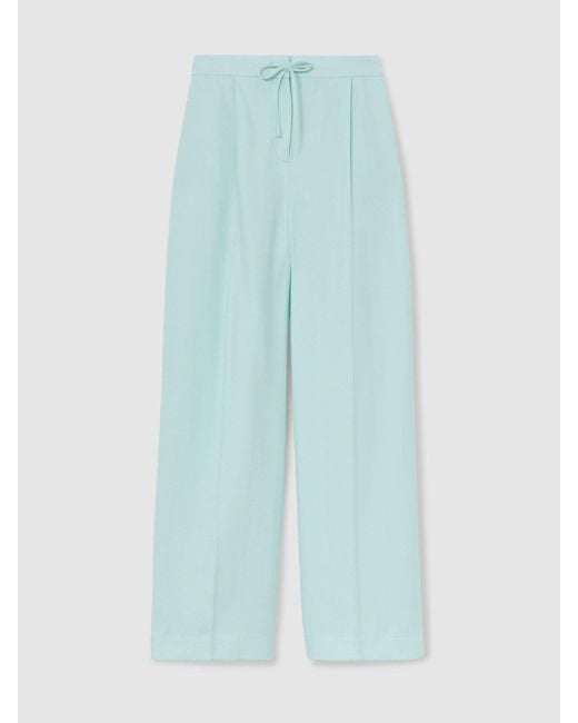 Reiss Multicolor Wide-Leg Drawstring Trousers