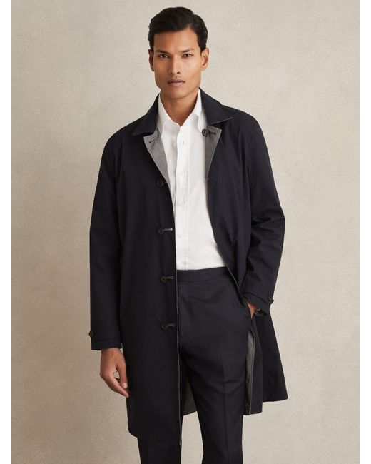 Reiss Natural Reversible Mid-Length Coat for men