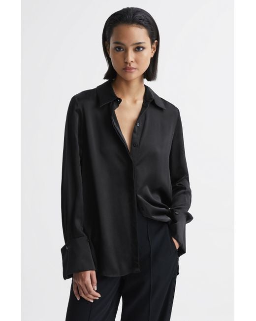 Silk Blouses  Ladies Silk Tops - Reiss USA