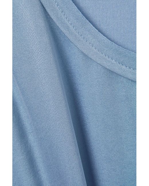 Reiss Gray Riley - Blue Silk Front Vest, Xs