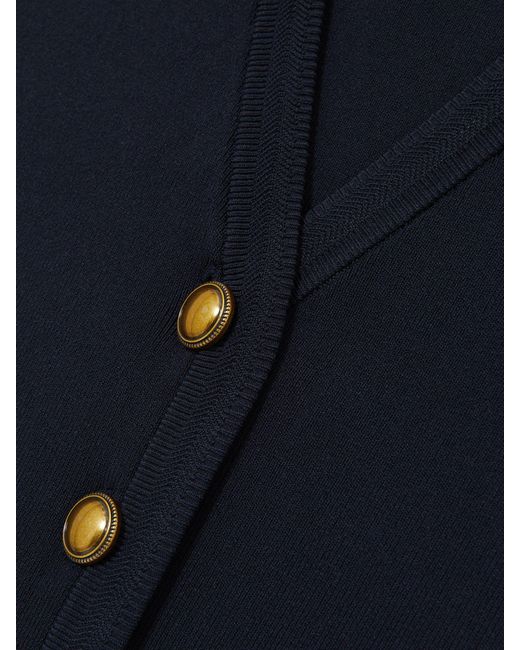 Reiss Natural Knitted Button Through Vest