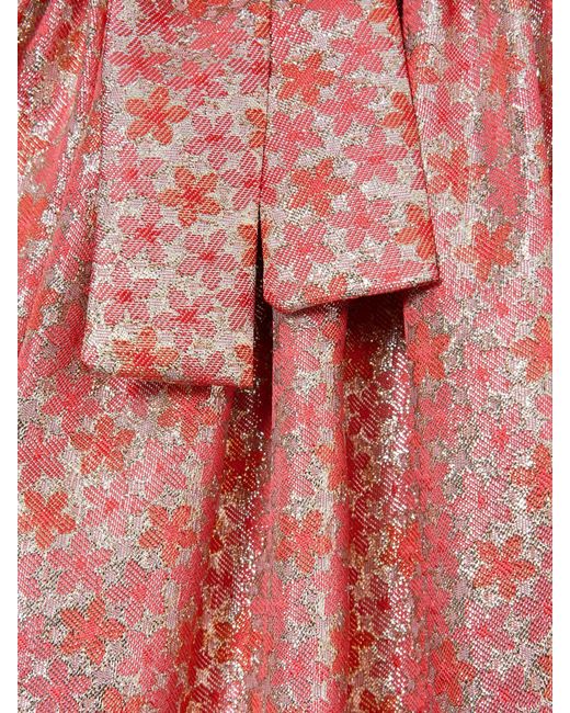 Reiss Pink Floral Print Round Neck Dress, Size: 13-14 Years
