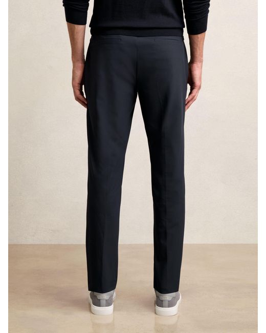 Reiss Blue Technical Drawstring Trousers for men