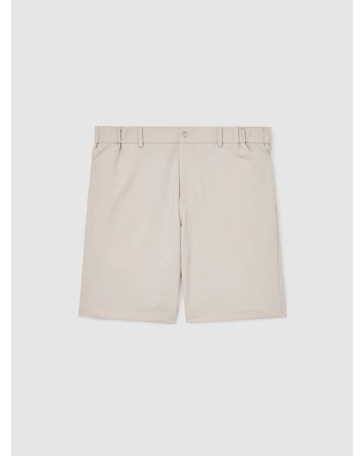 Reiss White Technical Stretch Shorts for men