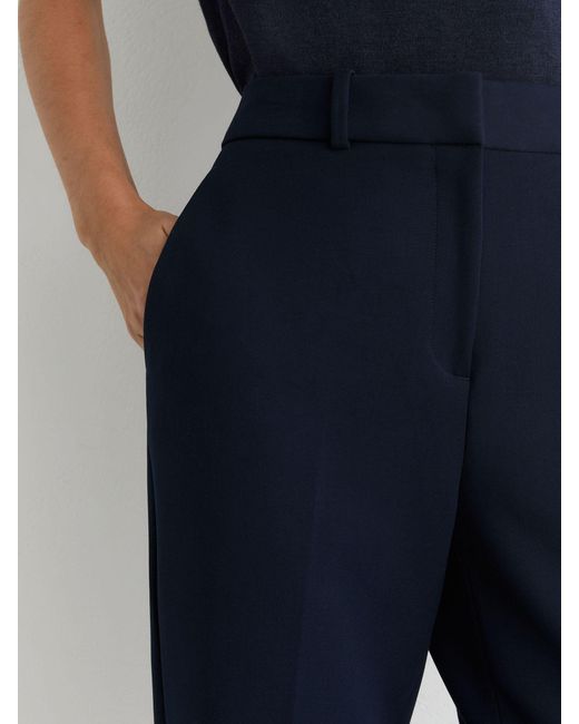 Reiss Blue Gabi - Navy Slim Fit Suit: Trousers