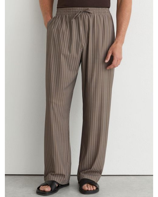 Reiss Multicolor Stripe Drawstring Relaxed-Fit Trousers for men