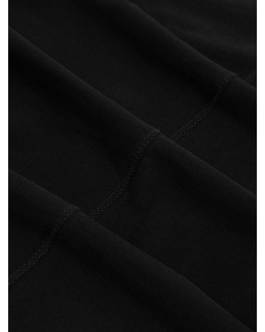Reiss Jolie - Black Stretch-cotton Crew-neck T-shirt, S (us 4-6)