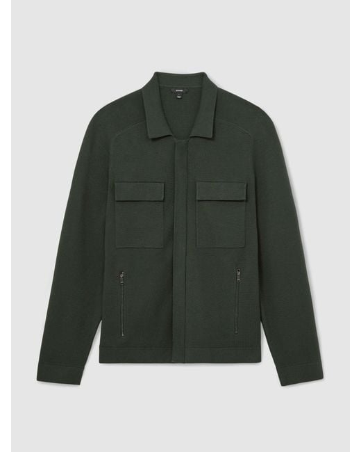 Reiss Green Cardigan for men