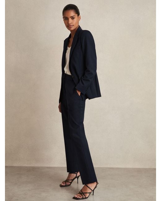 Reiss Blue Gabi - Navy Slim Fit Suit: Trousers