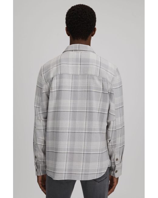 PAIGE Gray Cotton Checked for men