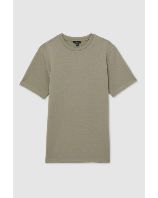 Reiss Natural Interlock Jersey Crew Neck T-Shirt for men