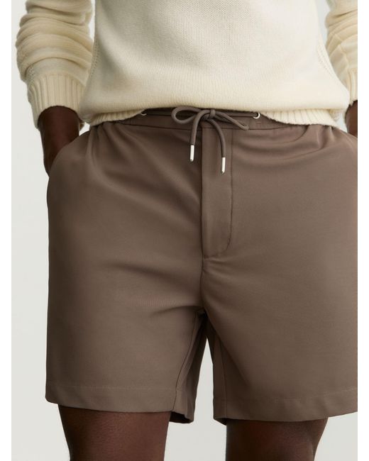 Reiss Multicolor Textured Drawstring Shorts for men