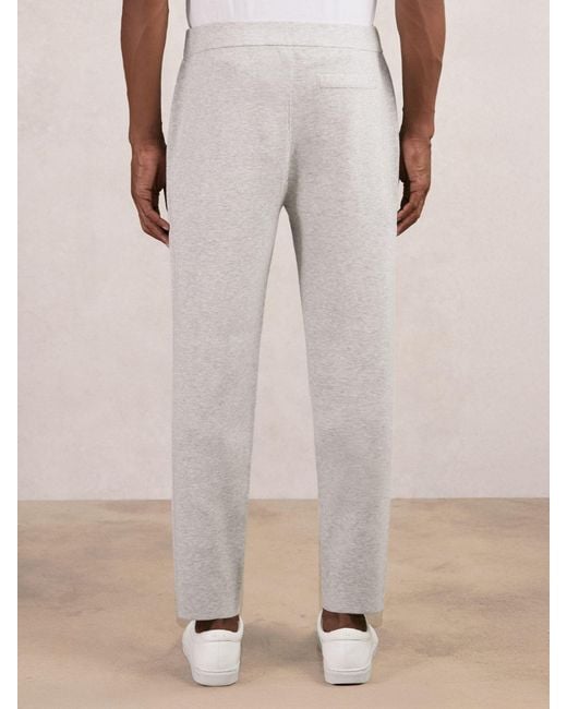 Reiss Natural Tapered Fit Knitted Trousers for men