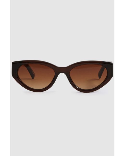 Chimi Brown (sunglasses) - Acetate Cat Eye Sunglasses