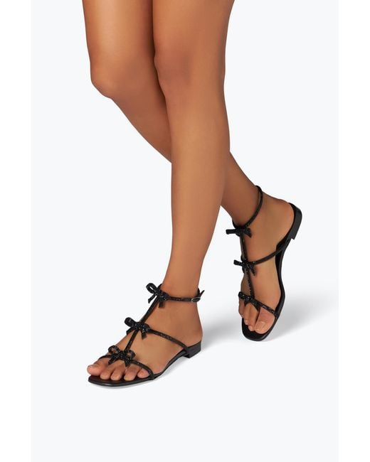 Rene Caovilla White Caterina Flat Sandal 10
