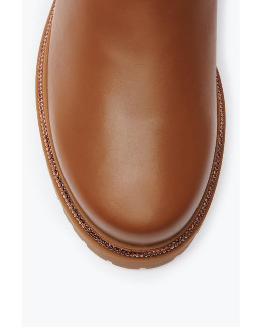 Rene Caovilla Brown Cleo Crystal Hazelnut Bootie 25