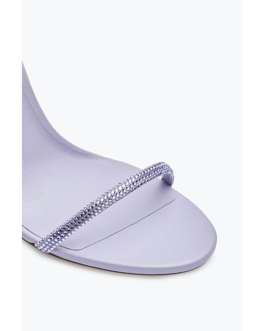 Rene Caovilla White Ellabrita Crystal Sandal 105