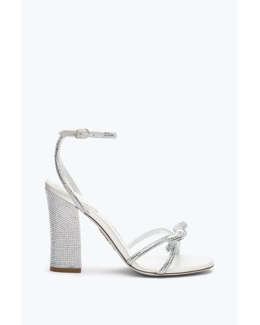 Rene Caovilla White Nicole Ivory Sandal 105
