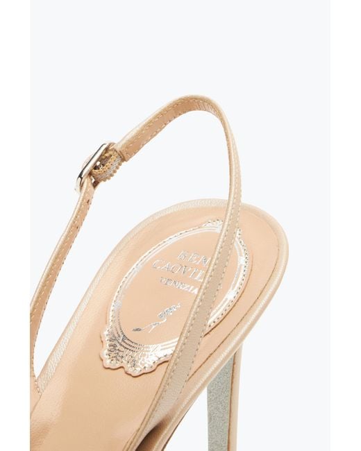 Rene Caovilla White Cinderella Slingback 80