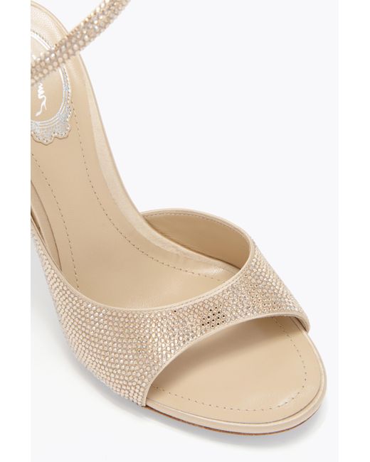 Rene Caovilla White Audrey Sandal 105