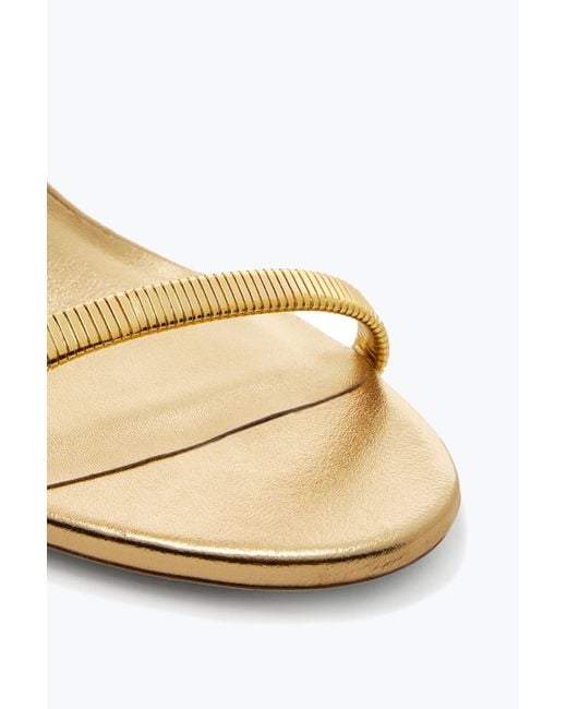 Rene Caovilla Metallic Juniper Lamb/ Metal Snake Sandal