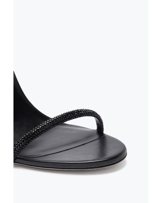 Rene Caovilla White Ellabrita Crystal Sandal 105