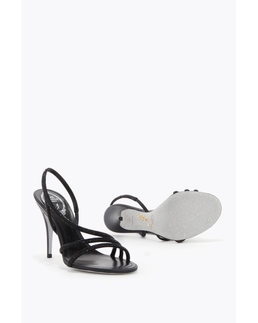 Rene Caovilla White Erin Sandal 100