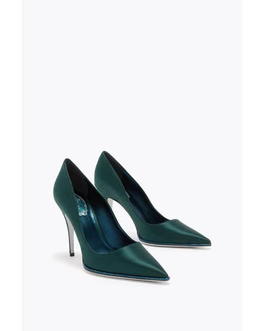 Rene Caovilla Green Taylor Forest Pump 100