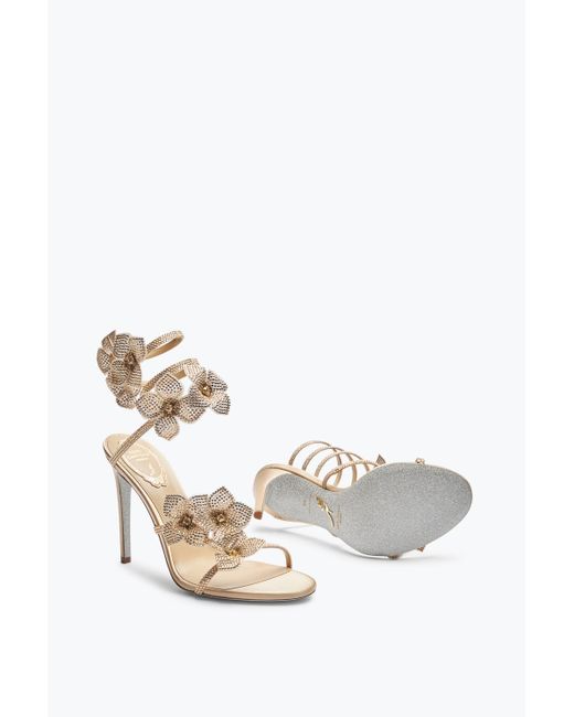 Rene Caovilla White Floriane Sandale