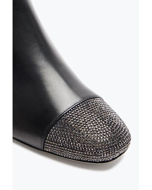 Rene Caovilla Black Bonnie Ankle Boot