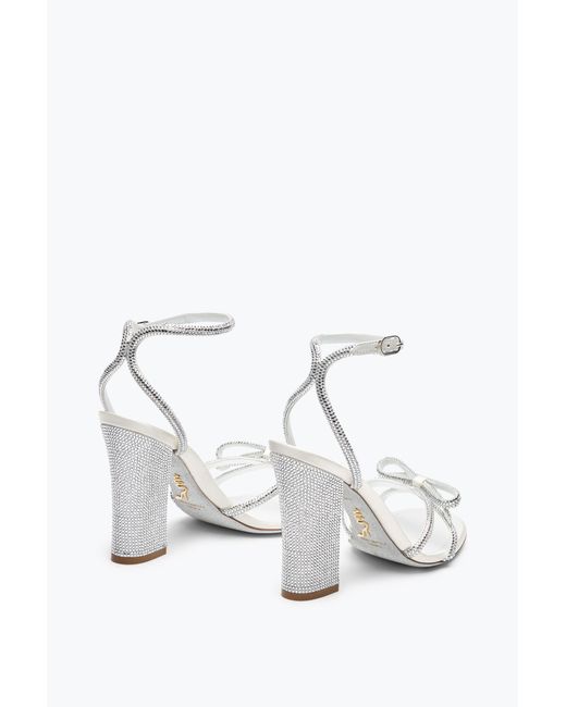 Rene Caovilla White Nicole Ivory Sandal 105