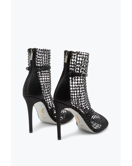 Rene Caovilla Black Galaxia Sandal 105