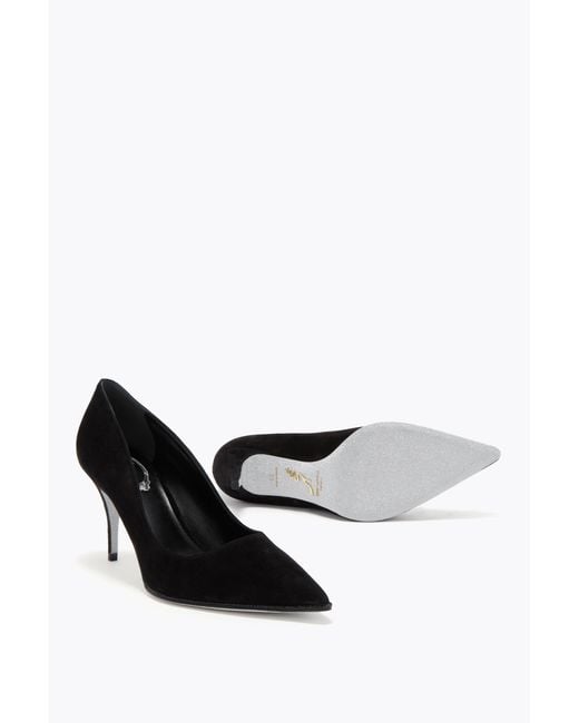 Rene Caovilla Black Taylor Pump 80