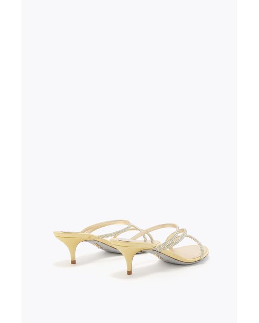 Rene Caovilla White Erin Lemon Mule 50