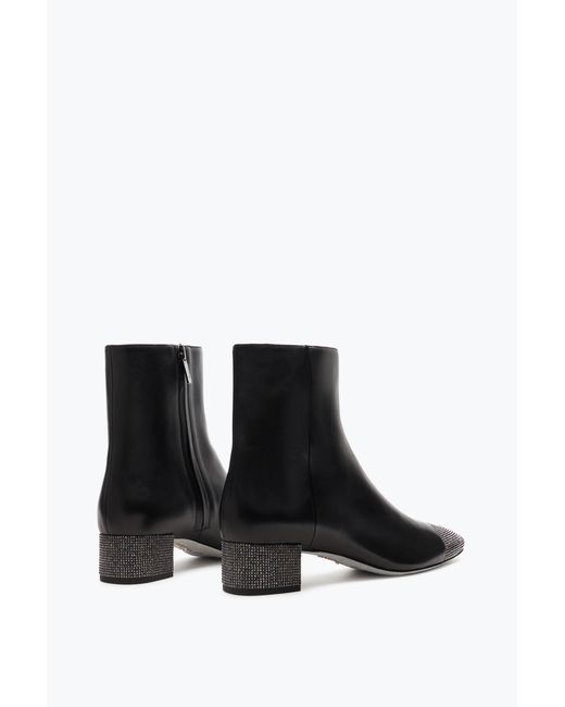 Rene Caovilla Black Bonnie Ankle Boot
