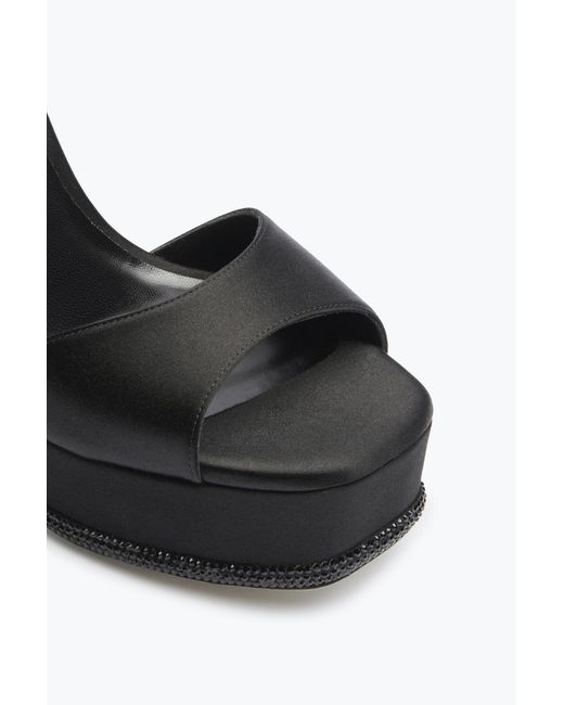 Rene Caovilla Black Anastasia Crystal Sandal 130