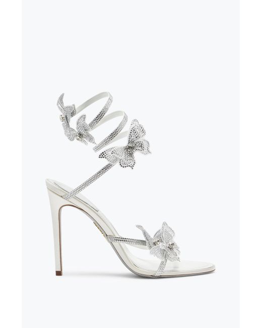 Rene Caovilla White Fairy Ivory Sandal 105
