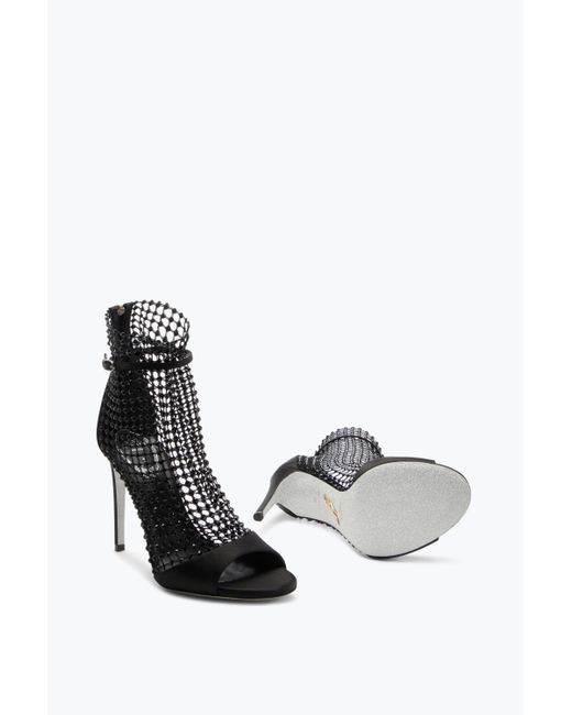 Rene Caovilla Black Galaxia Sandal 105