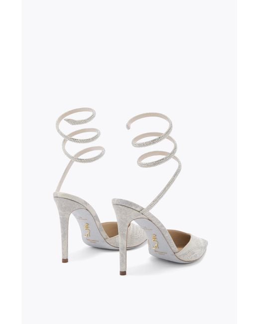 Rene Caovilla Gray Cleo Pump