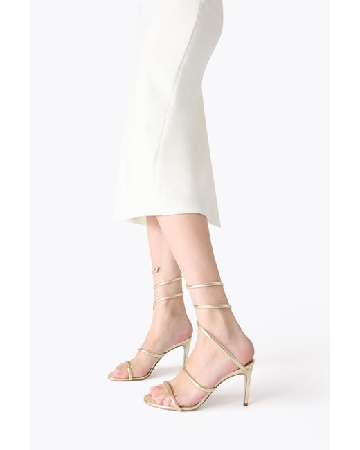 Rene Caovilla White Cleo Lemon Sandal 105