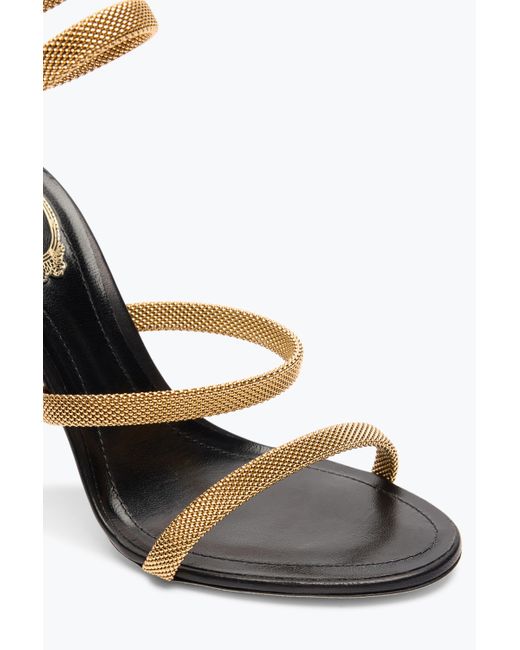 Rene Caovilla Metallic Trigold Cleo- Sandal 105