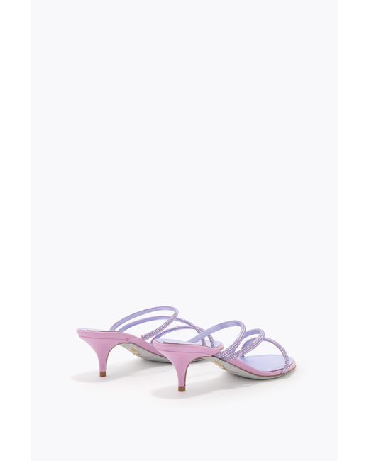Rene Caovilla White Erin Wisteria Mule 50