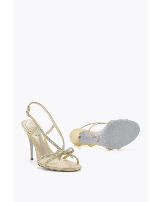 Rene Caovilla White Lynette Butter Sandal 100