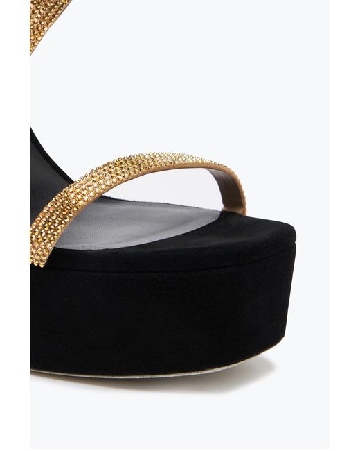 Rene Caovilla White Margot And Platform Sandal 130
