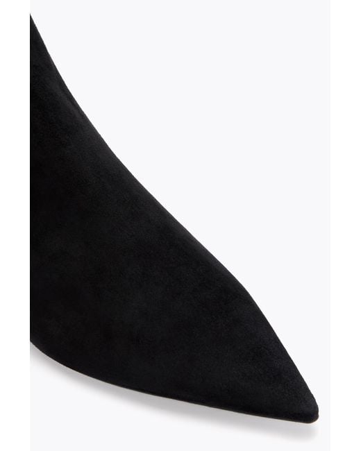 Rene Caovilla Black Cleo Suede Boot 80