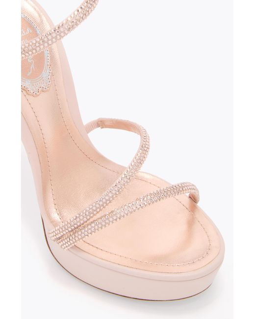 Rene Caovilla Pink Margot Blush Platform Sandal 130