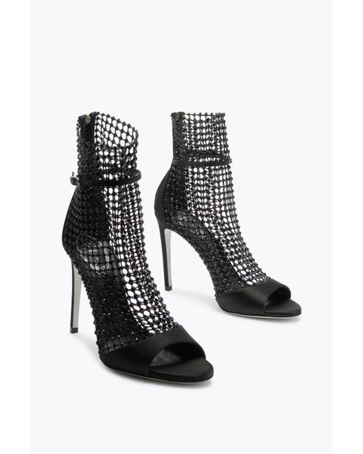 Rene Caovilla Black Galaxia Sandal 105