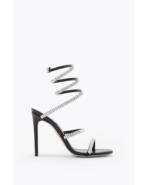 Rene Caovilla White Cleo Spark And Sandal 105