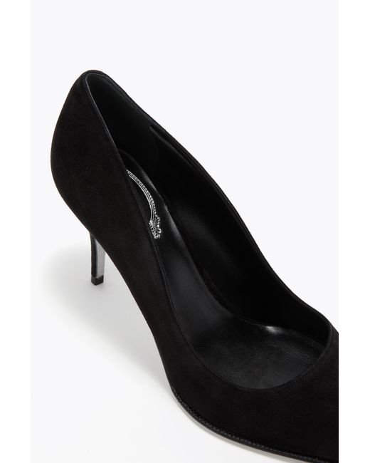 Rene Caovilla Black Taylor Pump 80