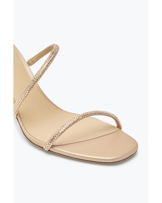 Rene Caovilla White Cleo Crystal Sandal 80
